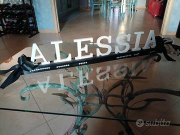 nome alessia decorazione feste