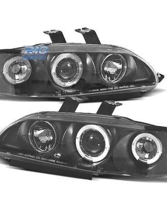 FARI HONDA CIVIC 4P 91-95 ANGEL EYES FONDO NERO