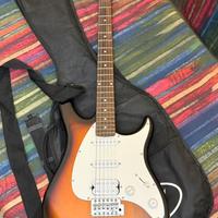 Chitarra elettrica con amplificatore