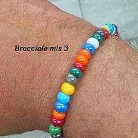 Bracciale multicolor in vetro di Murano