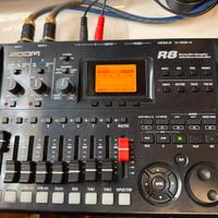Zoom R8 sampler multitrack