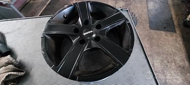 CERCHI IN LEGA MOMO  16 nero opaco 5 fori Mini C