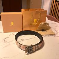 Burberry cintura reversibile