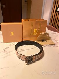 Burberry cintura reversibile