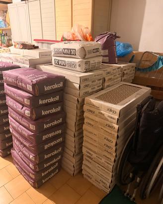 135 mq di pavimentazione esterna