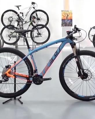 MTB Front Felt Nine 4 - Azzurra e Arancio Satinata