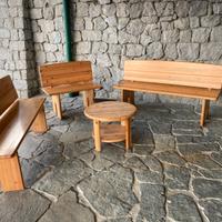 Panche legno massello