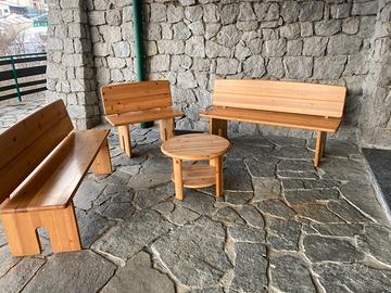 Panche legno massello