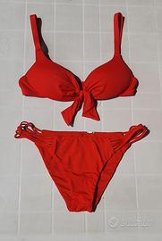 bikini  Calzedonia rosso TG.S come nuovo