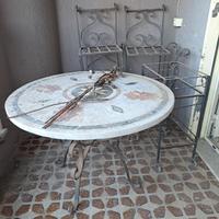 arredamento per giardino in ferro battuto 