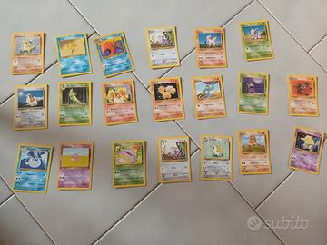 lotto 20 carte pokemon ita 