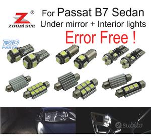 KIT 18 LAMPADINE LED INTERNE PASSAT B7 SEDAN 2012-