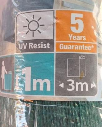 Rete ombreggiante in Polietilene alta densità NATE