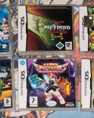 Lotto Giochi Nintendo DS Originali Naruto Metroid