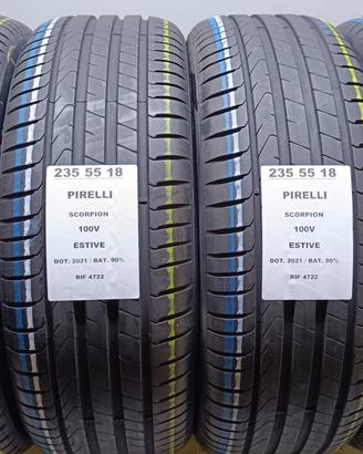 4 GOMME 235 55 18 PIRELLI RIF4722