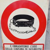 targa industriale vintage 