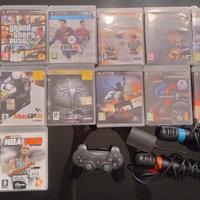 videogiochi, joystick, microfoni PS3 