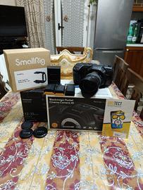 Blackmagic Pocket 4k Nuova con Ottica e Accessori.