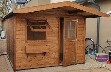Casetta legno 3x2 con trasporto e montaggio