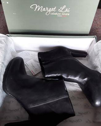 scarpe donna 38 nero tronchetto