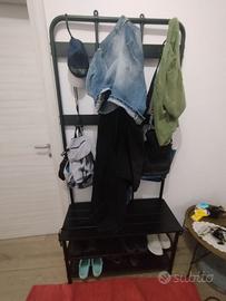 Attaccapanni da ingresso nuovo con panca