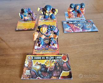 Gormiti Popolo del Vulcano Elemental Fusion