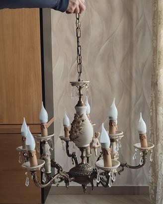 Lampadario Classico in ceramica