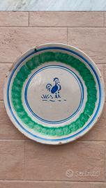 Raro Piatto a Fangotto Siciliano Antico