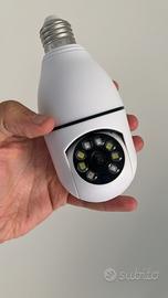 Telecamera con entrata da lampadina
