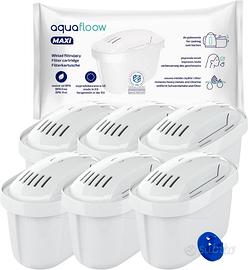 Aquafloow Set 6 Cartucce Filtranti Acqua