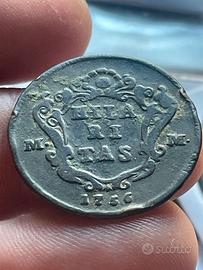 2 Tornesi 1756 rara