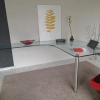 Scrivania in cristallo