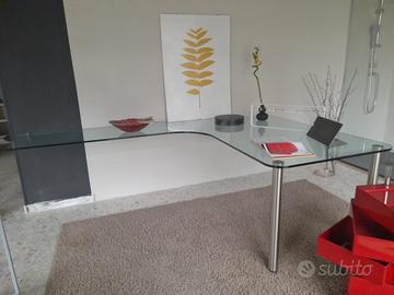 Scrivania in cristallo