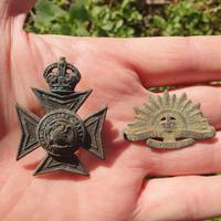 ww1 distintivi inglesi di scavo no kappenabzeichen