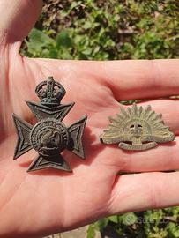 ww1 distintivi inglesi di scavo no kappenabzeichen