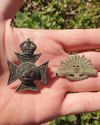 ww1 distintivi inglesi di scavo no kappenabzeichen