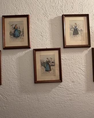 Set quadretti costumi Valsesiani