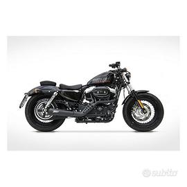 Zard Sport 2-1 Scarico XL Sportster Nero