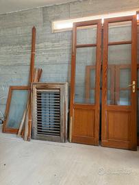 Porte e finestre in legno massello