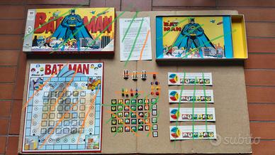 BATMAN Gioco COMPLETO Editrice Giochi EG MB 1966