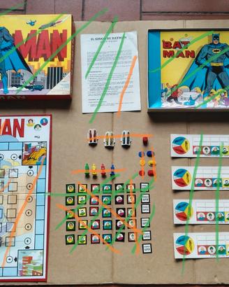 BATMAN Gioco COMPLETO Editrice Giochi EG MB 1966