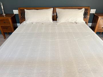Completo letto matrimoniale Pratesi nuovo