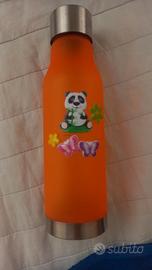 Borraccia plastica arancione