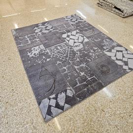 Tappeto moderno fatto a mano patchwork 