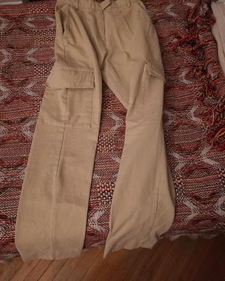 pantaloni donna beige Promod taglia 42