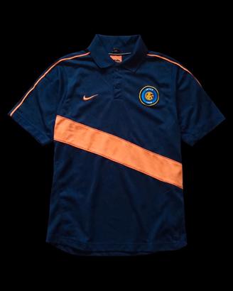 tuta Inter Nike 2001-2002 polo+pantaloni vintage
