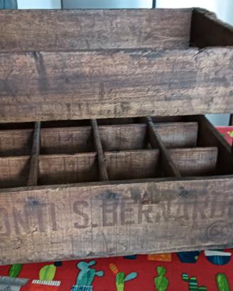 Portabottiglie in legno Vintage 