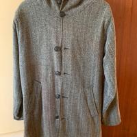 Cappottino/Parka Uomo Grigio con Cappuccio