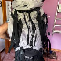 Zaino 60l con telaio in acciao