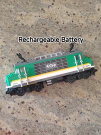 Treno Lego locomotiva batteria ricaricabile 